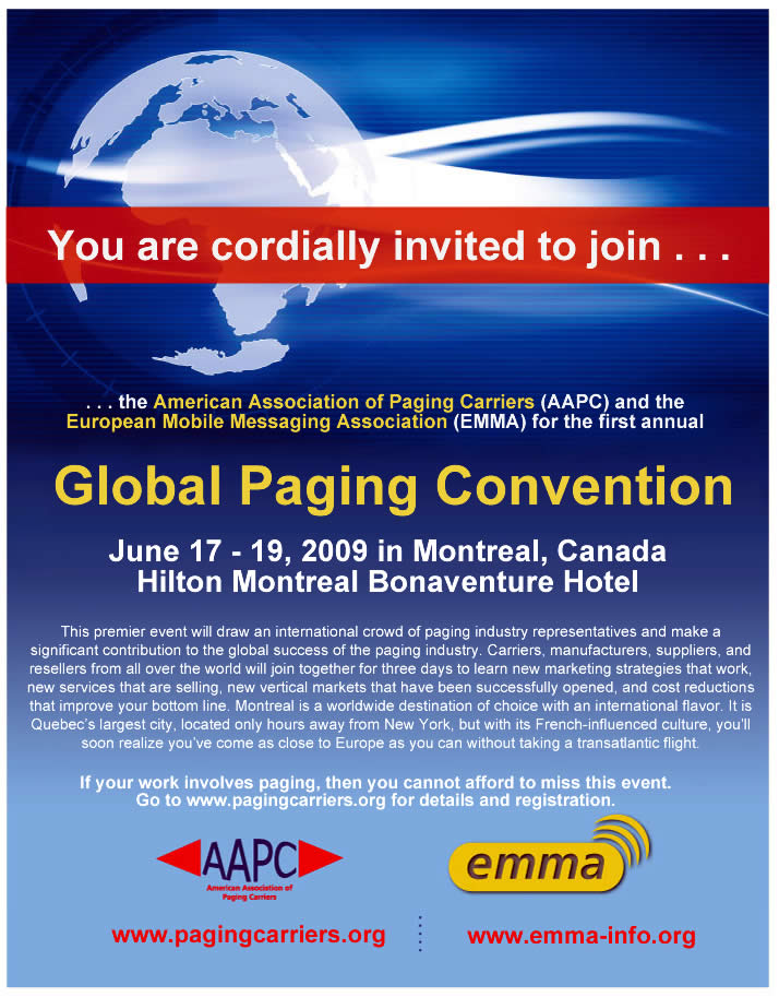 global paging convention