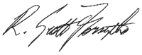 scott forsythe's signature