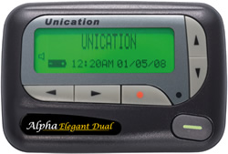 unication dual frequency pager